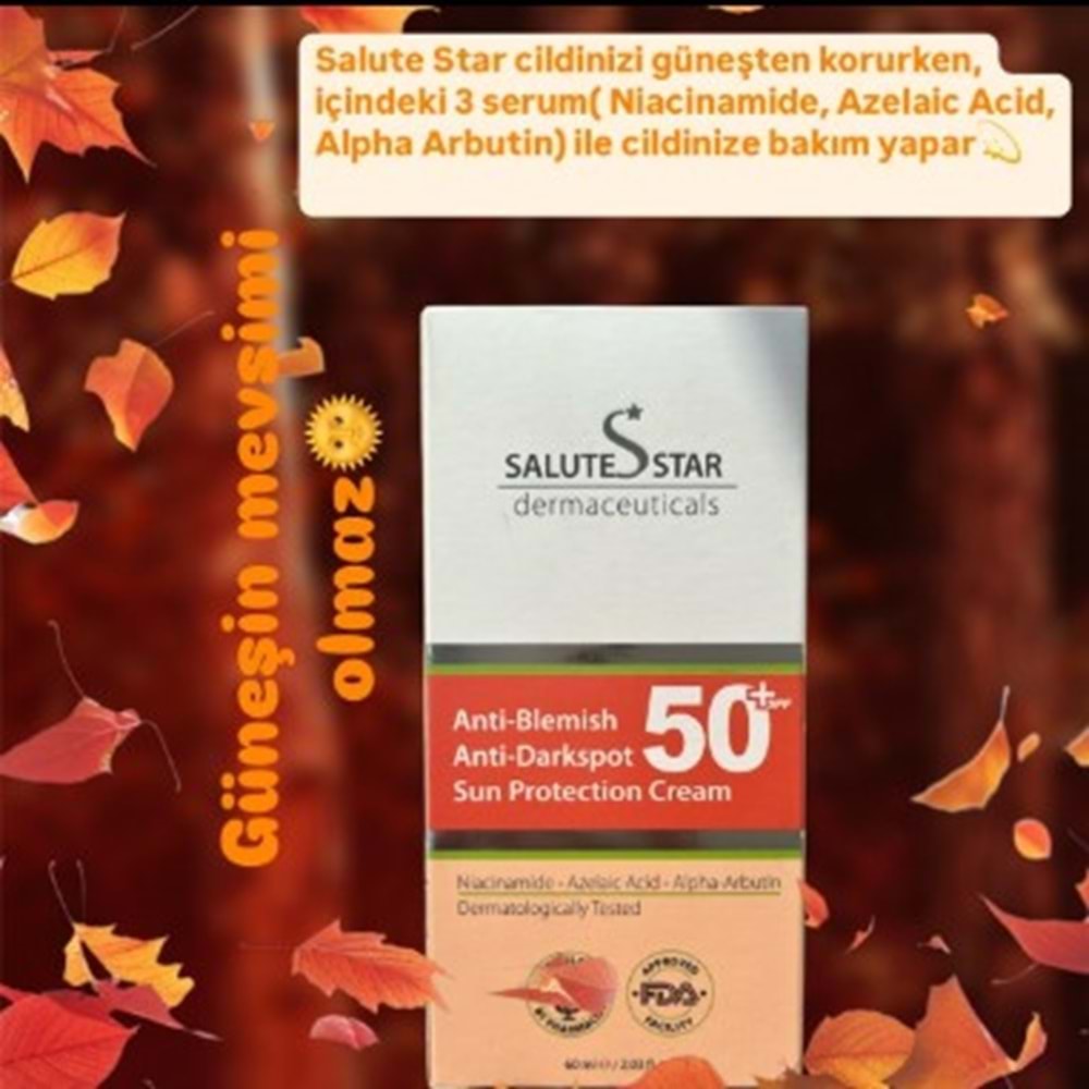 SALUTE STAR 50+ SPF GÜNEŞ KORUYUCU 8004
