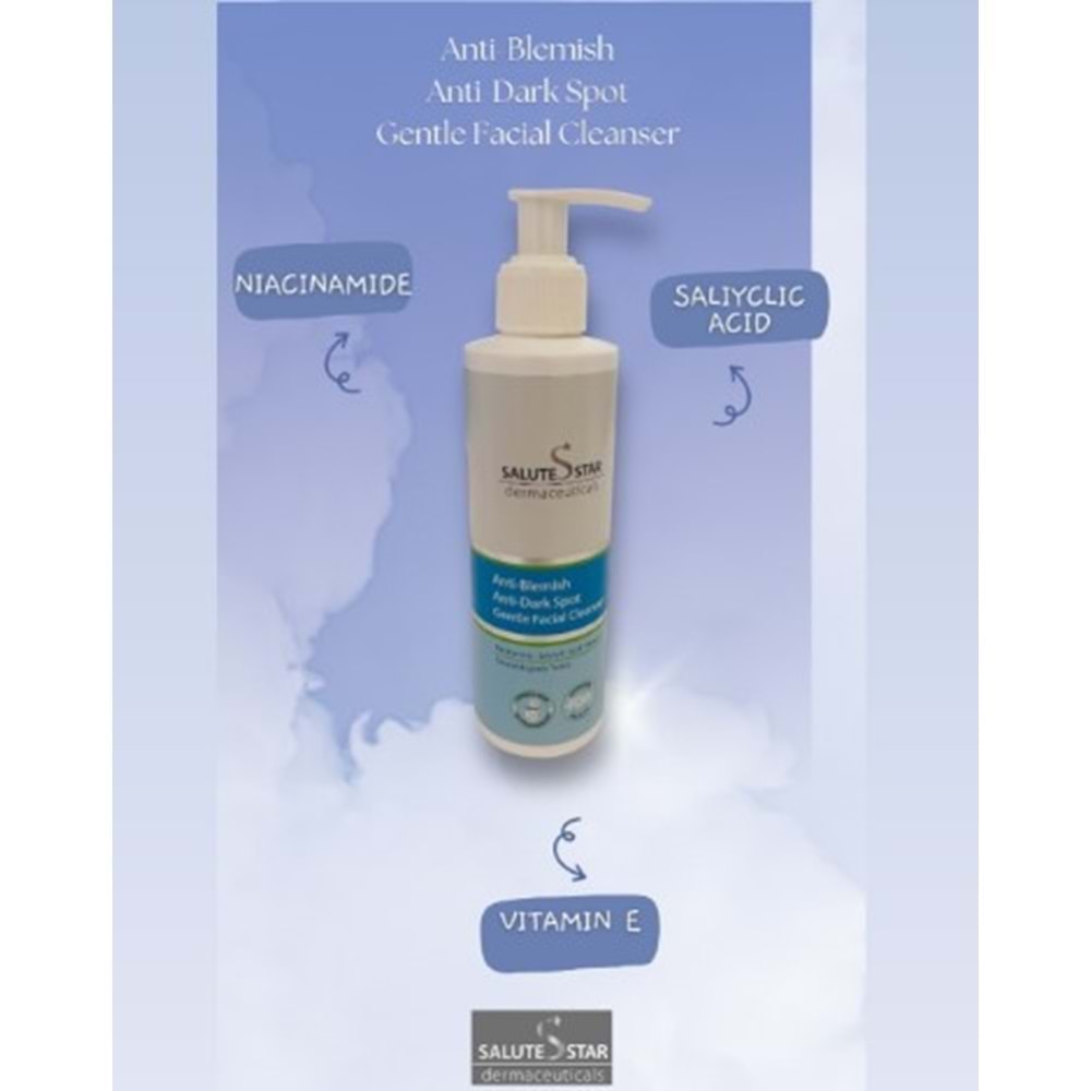 SALUTE STAR YÜZ TEMİZLEYİCİ JEL 200 ML 8011