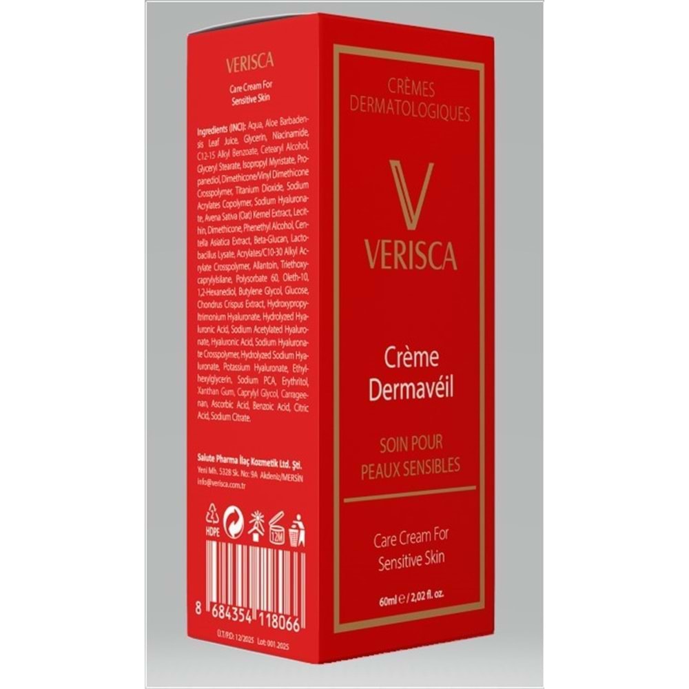 VERISCA CREME DERMAVEIL CARE CREAM FOR SENSİTİVE CREAM 8066