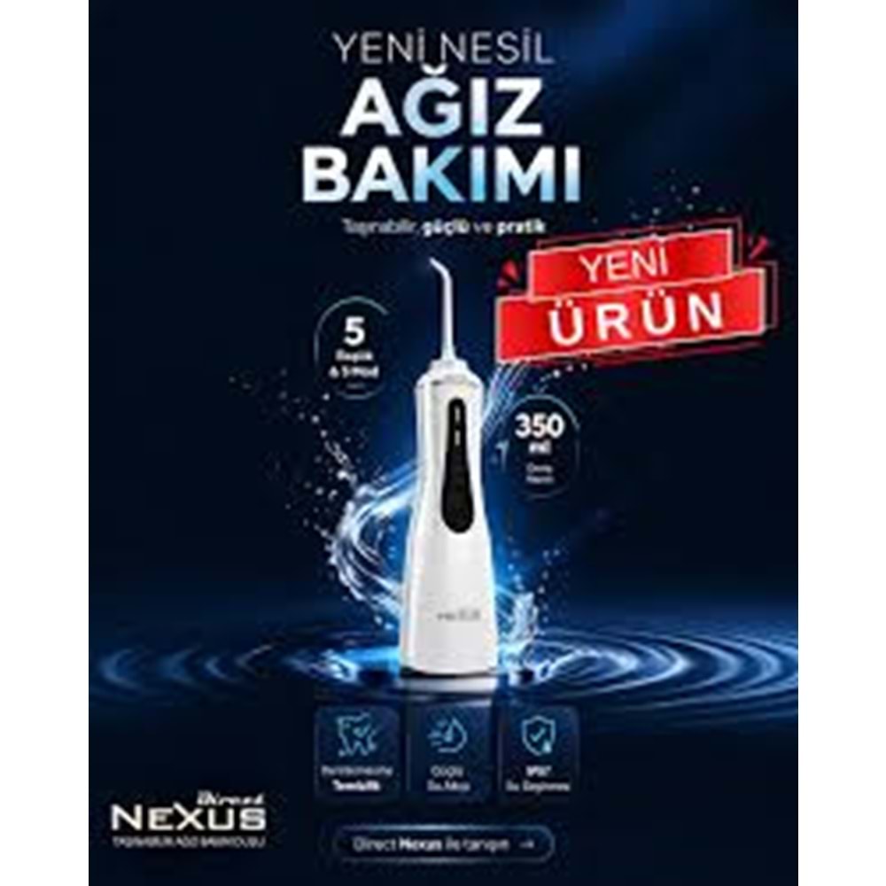 NEXUS AĞIZ BAKIM DUŞU 5X5 350 ML HAZNELİ 0002