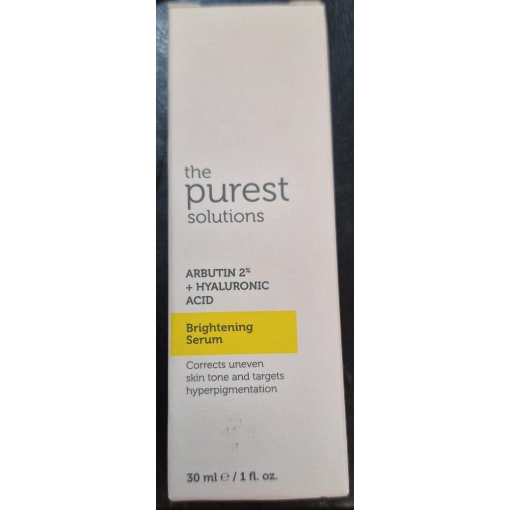 THE PUREST ARBUTİN+HYALURONIC ASİD SERUM 30 ML 1038