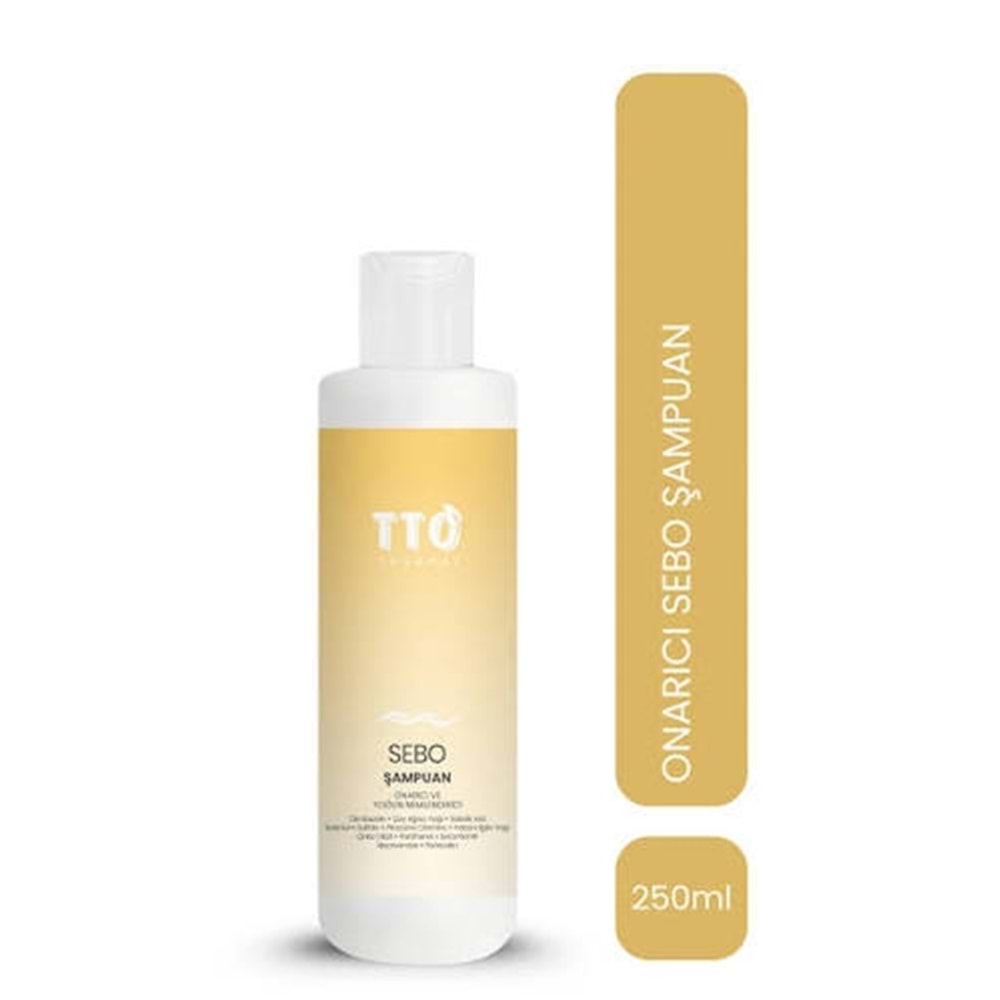 TTO SEBO ŞAMPUAN 250 ML ONARICI VE YOĞUN NEMLENDİRİCİ ŞAMPUAN 3355
