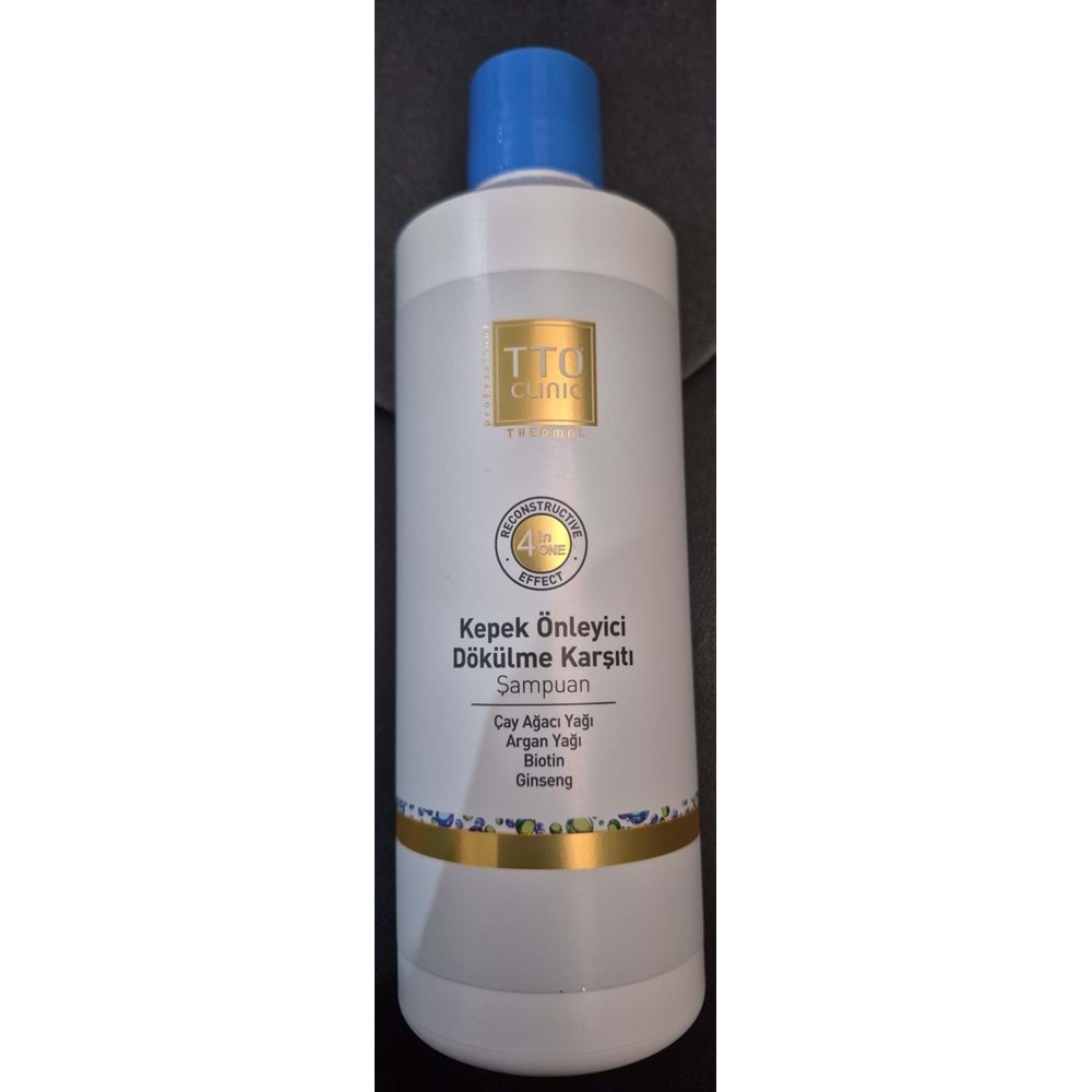 TTO CLINIC KEPEK ÖNLEYİCİ DÖKÜLME KARŞITI ŞAMPUAN 500 ML 4015