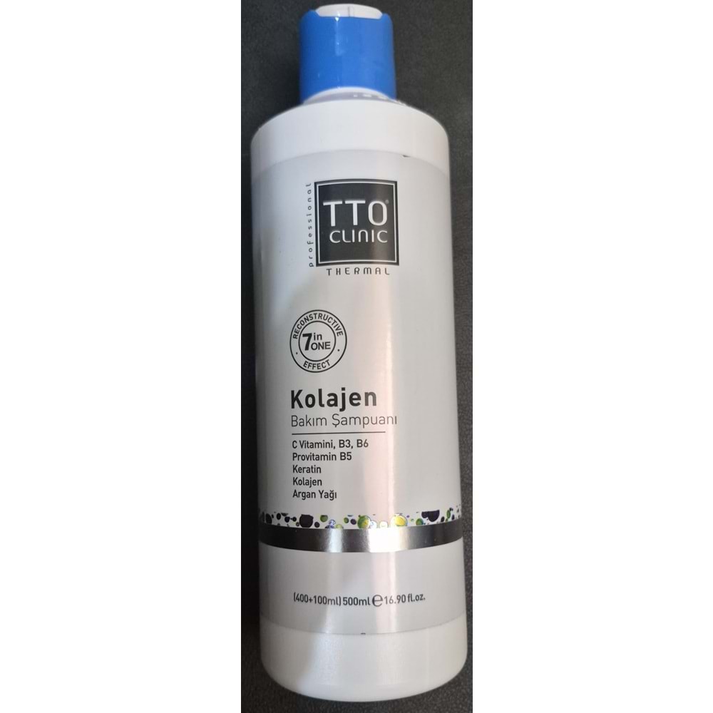 TTO CLINIC KOLAJEN BAKIM ŞAMPUANI 500 ML 3087