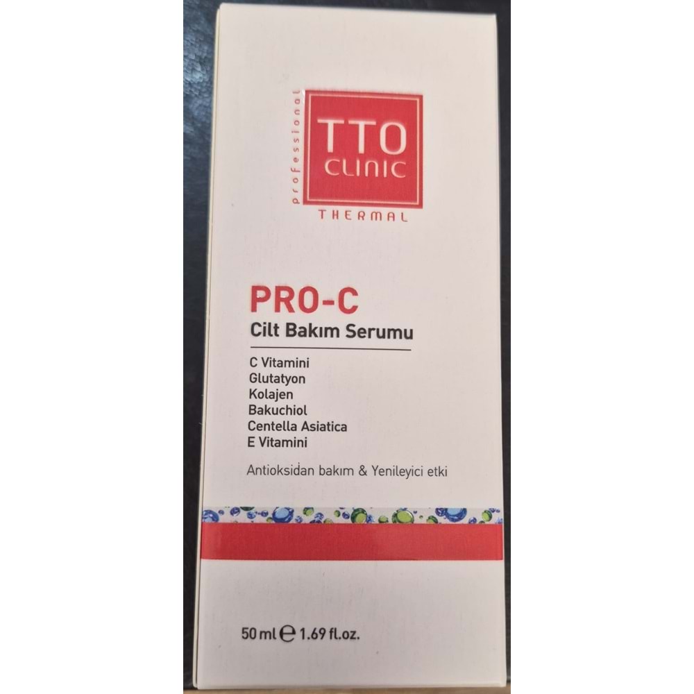 TTO CLINIC PRO-C CİLT BAKIM SERUMU 50 ML 5531