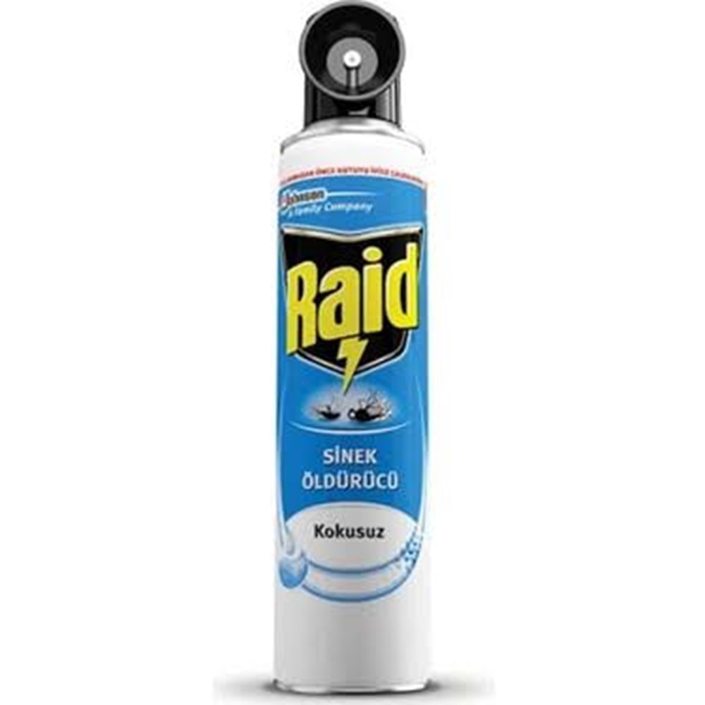 RAİD SİNEK ÖLDÜRÜCÜ KOKUSUZ SPREY 300 ML TENEKE 1663