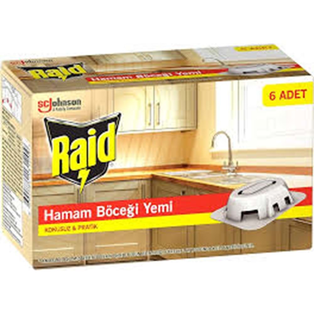RAİD BÖCEK YEMİ 6 LI 0399