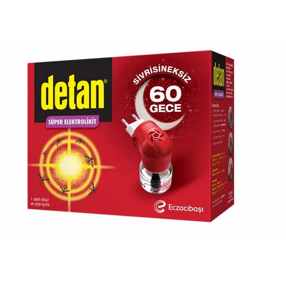 DETAN ELEKTROLİKİT CİHAZ+60 GECE 45 ML 2444