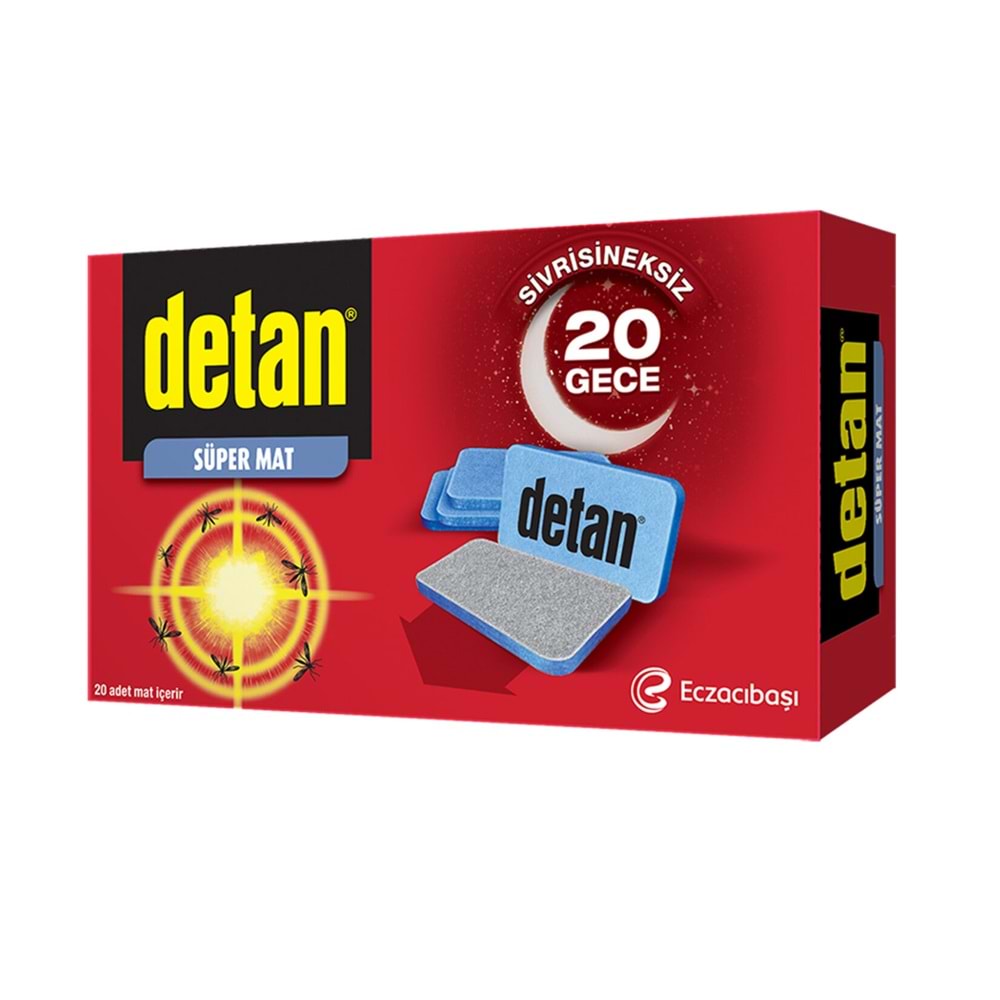 DETAN SÜPER MAT TABLET 20 Lİ 2345
