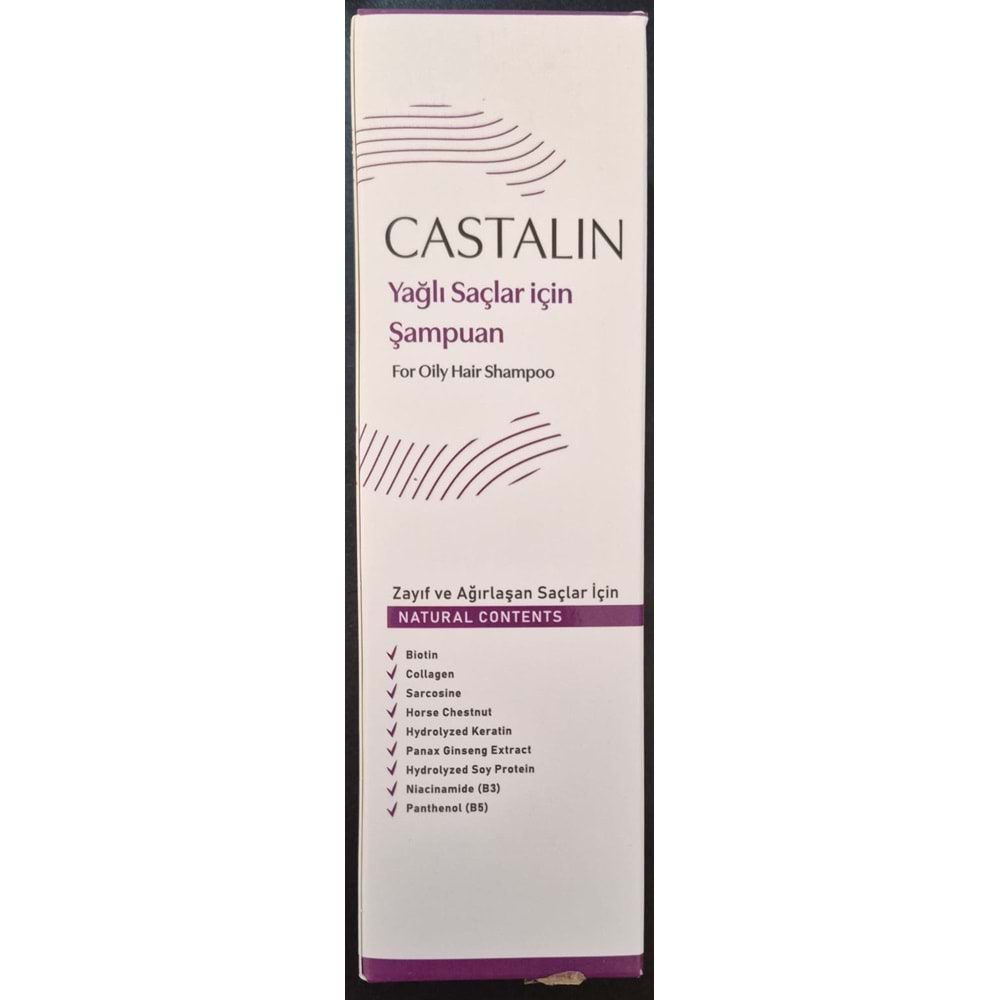 CASTALIN YAĞLI SAÇLAR İÇİN ŞAMPUAN 200ML