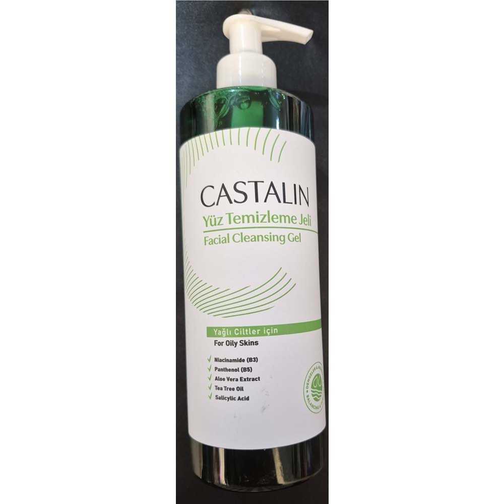 CASTALIN YÜZ TEMİZLEME JELİ YAĞLI CİLTLER 400 ML