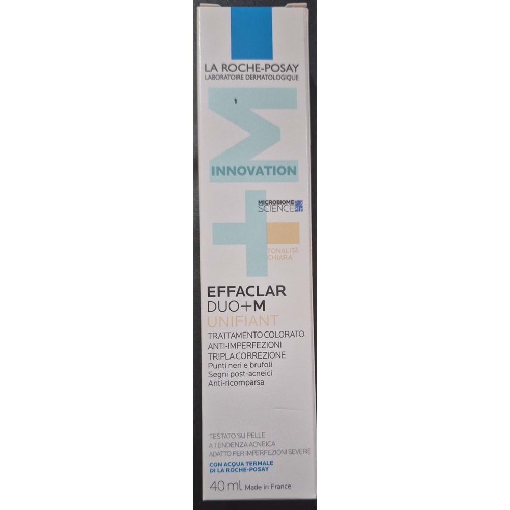 LA ROCHE POSAY EFFACLAR DUO+M UNIFIANT LİGHT SHADE 40 ML 9303