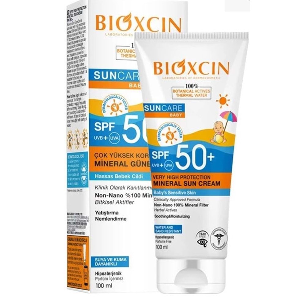 BİOXCIN GÜNEŞ KREMİ SUN CARE SPF50+ BABY 100 ML ( HASSAS ) ÇOCUK 4331