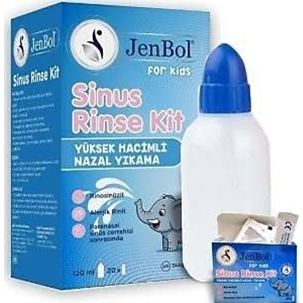 JENBOL SİNÜS RİNSE KİT KİDS ÇOCUKLAR İÇİN 120 ML