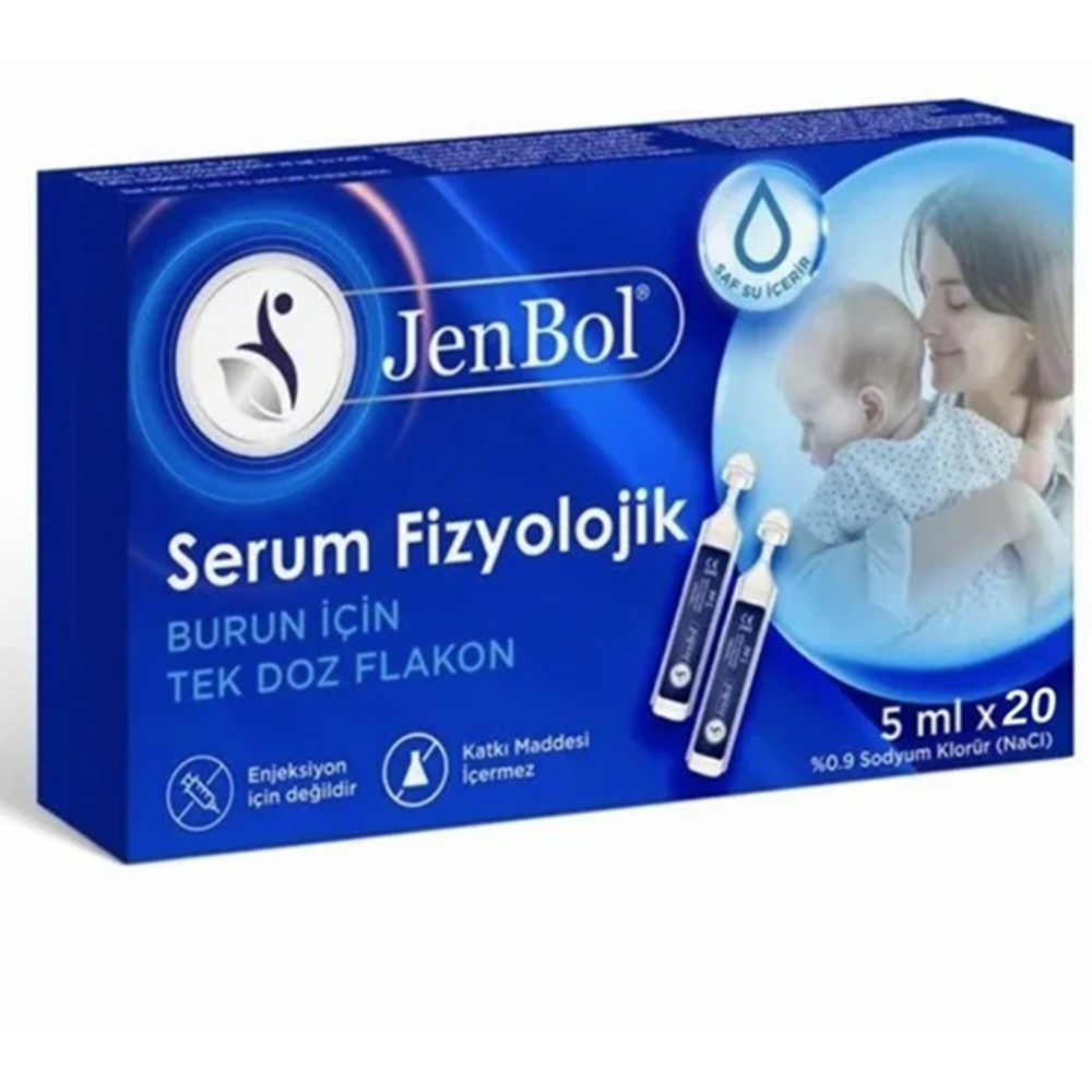 JENBOL SERUM FİZYOLOJİK 5 ML 20 FLAKON