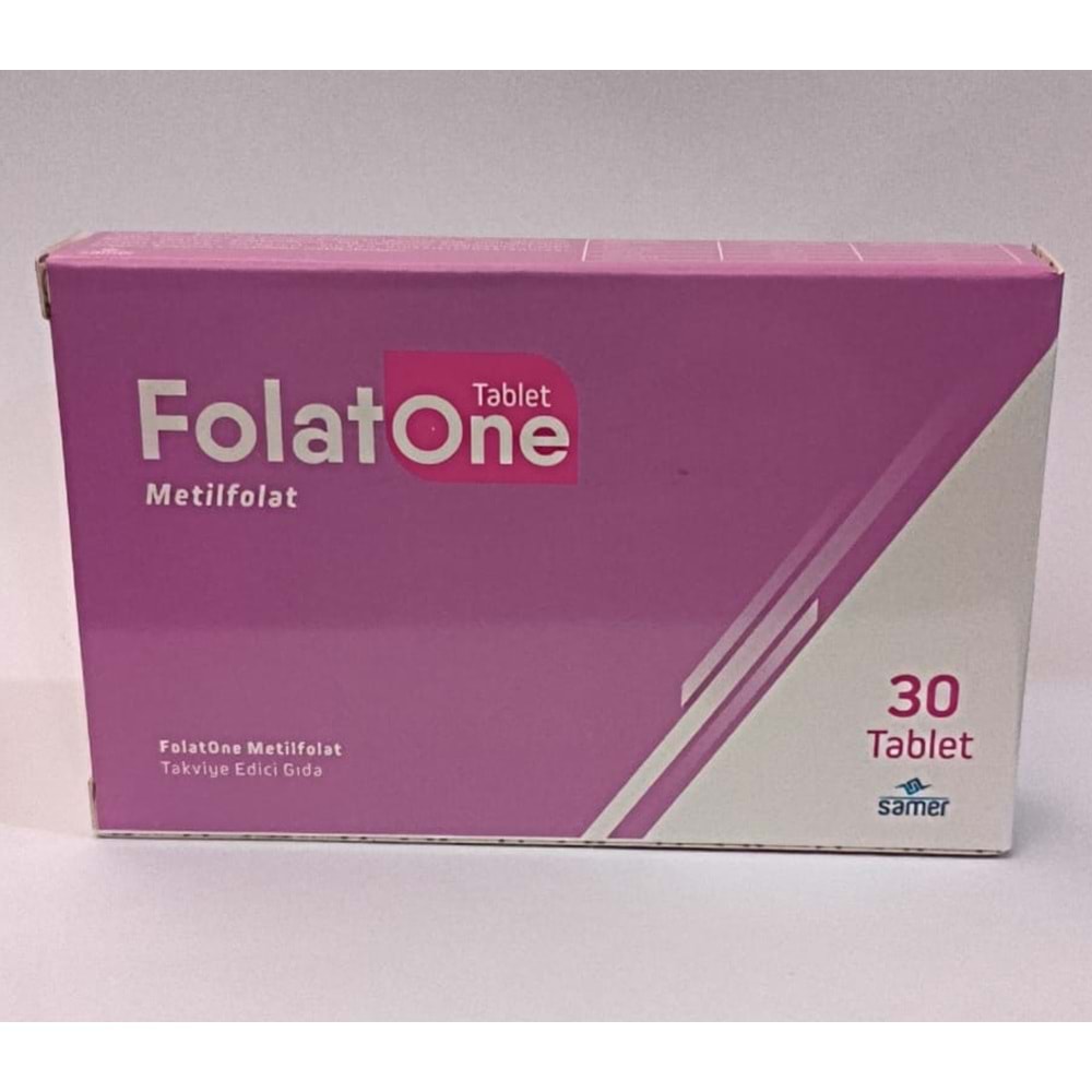 FOLAT ONE 30 TABLET METİLFOLAT 7979 SAMER