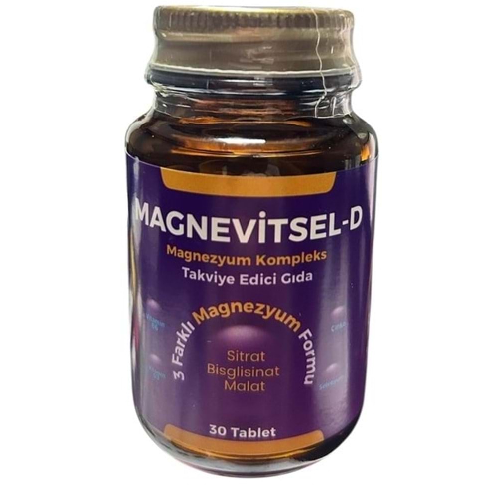 MAGNEVİTSEL-D MAGNEZYUM KOMPLEKS 30 TABLET 7009 SAMER