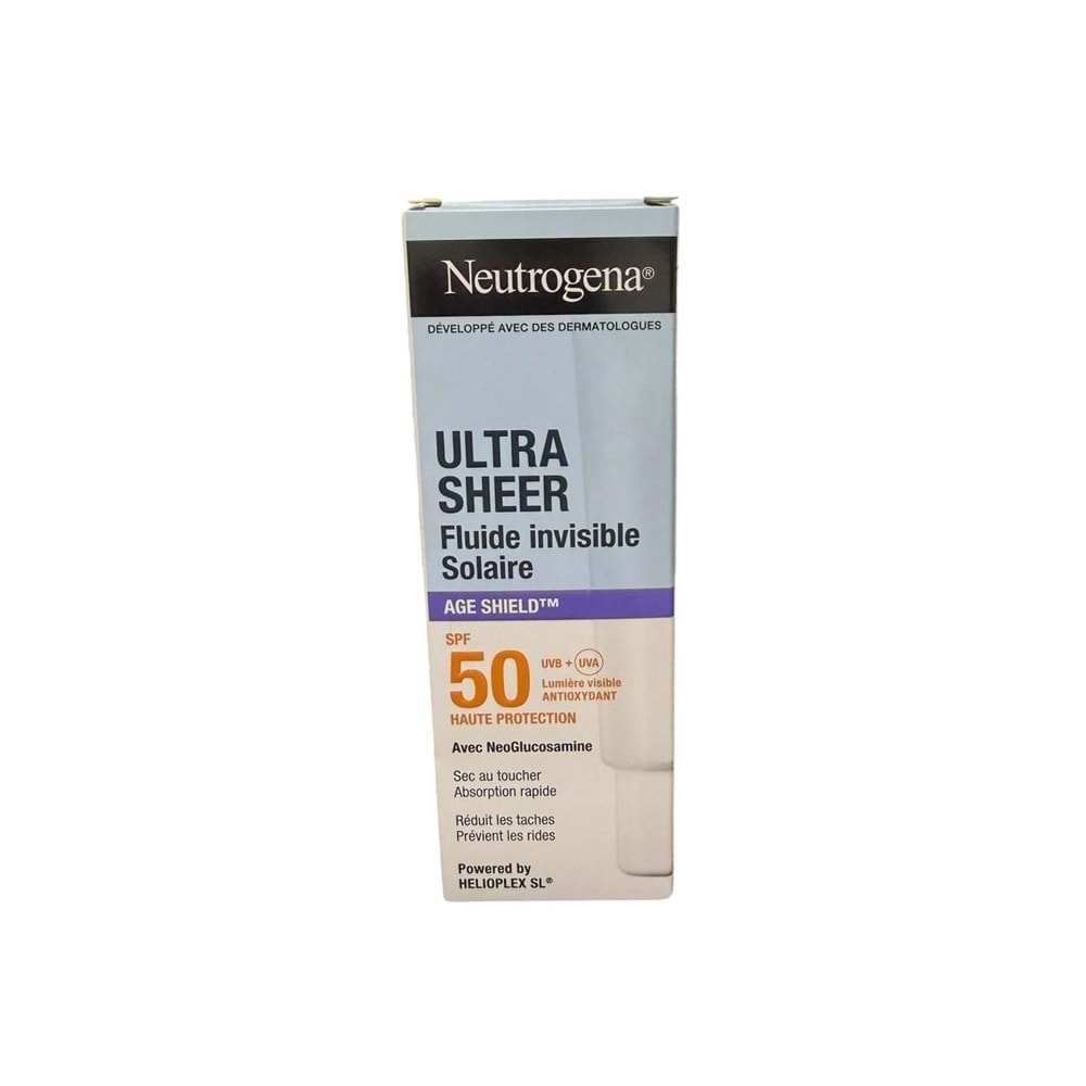 NEUTROGENA ULTRA SHEER FLUİDE İNVİSİBLE SOLAİRE SPF50 GÜNEŞ KREMİ 50 ML 4890