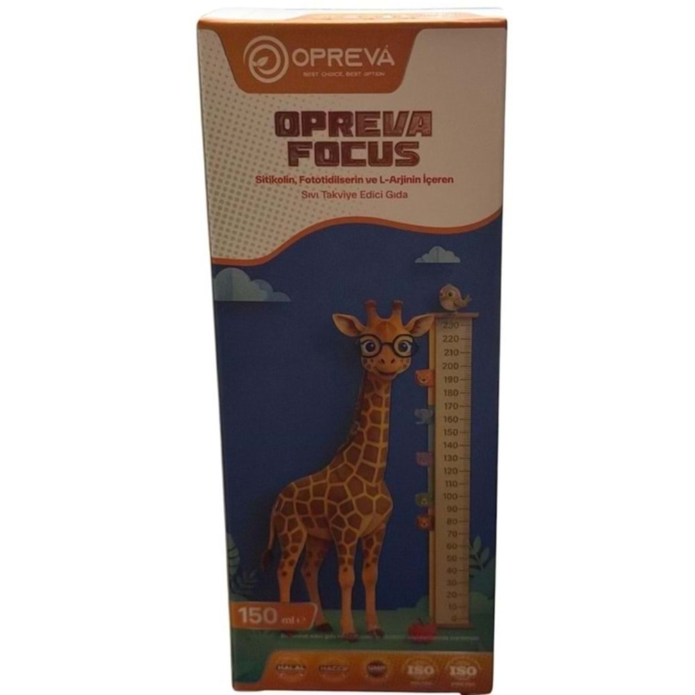 OPREVA FOCUS ŞURUP ( SİTİKOLİN & FOTOTİDİLSERİN ) 150 ML 3408