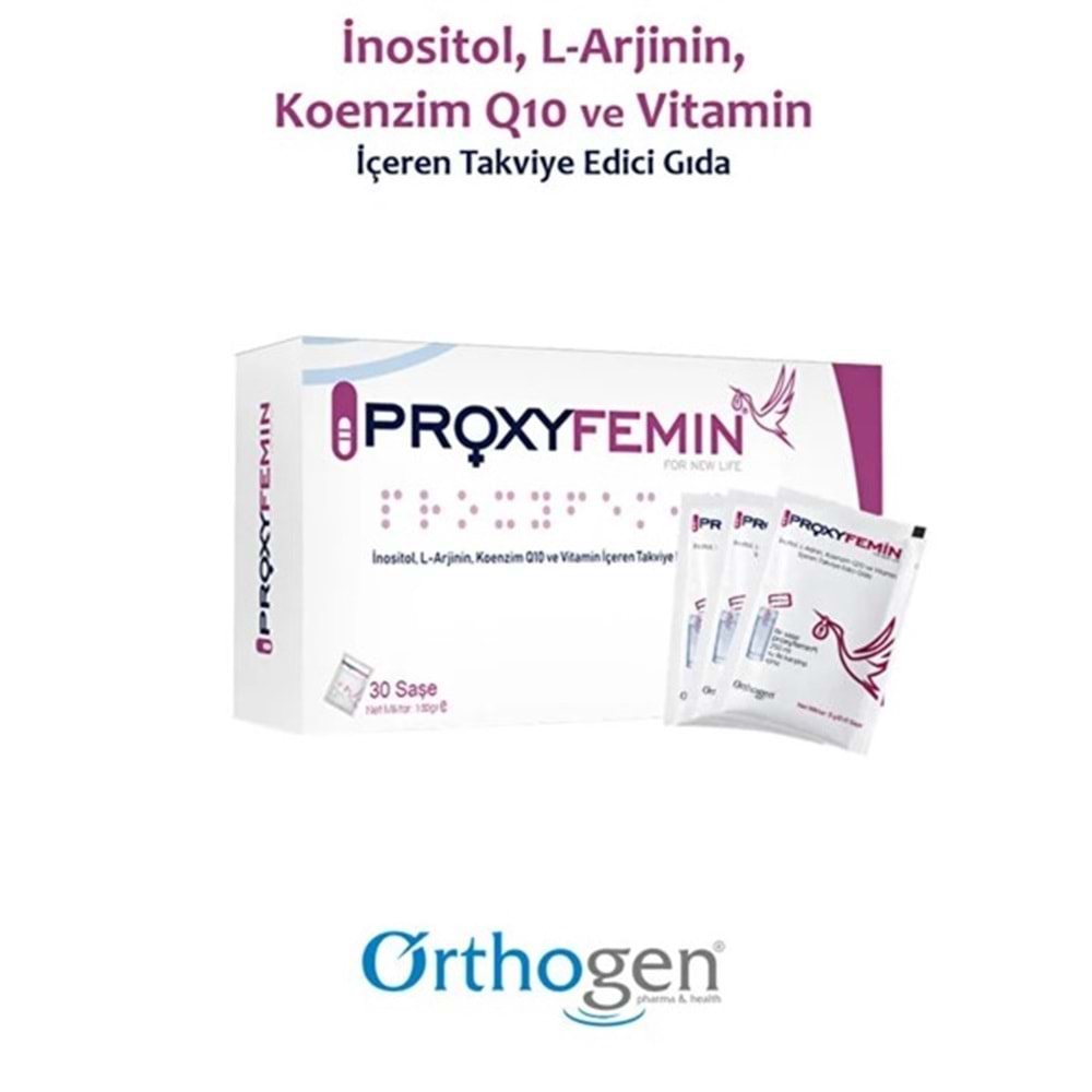 PROXYFEMİN İNOSİTOL L-ARJİNİN Q10 30 ŞASE