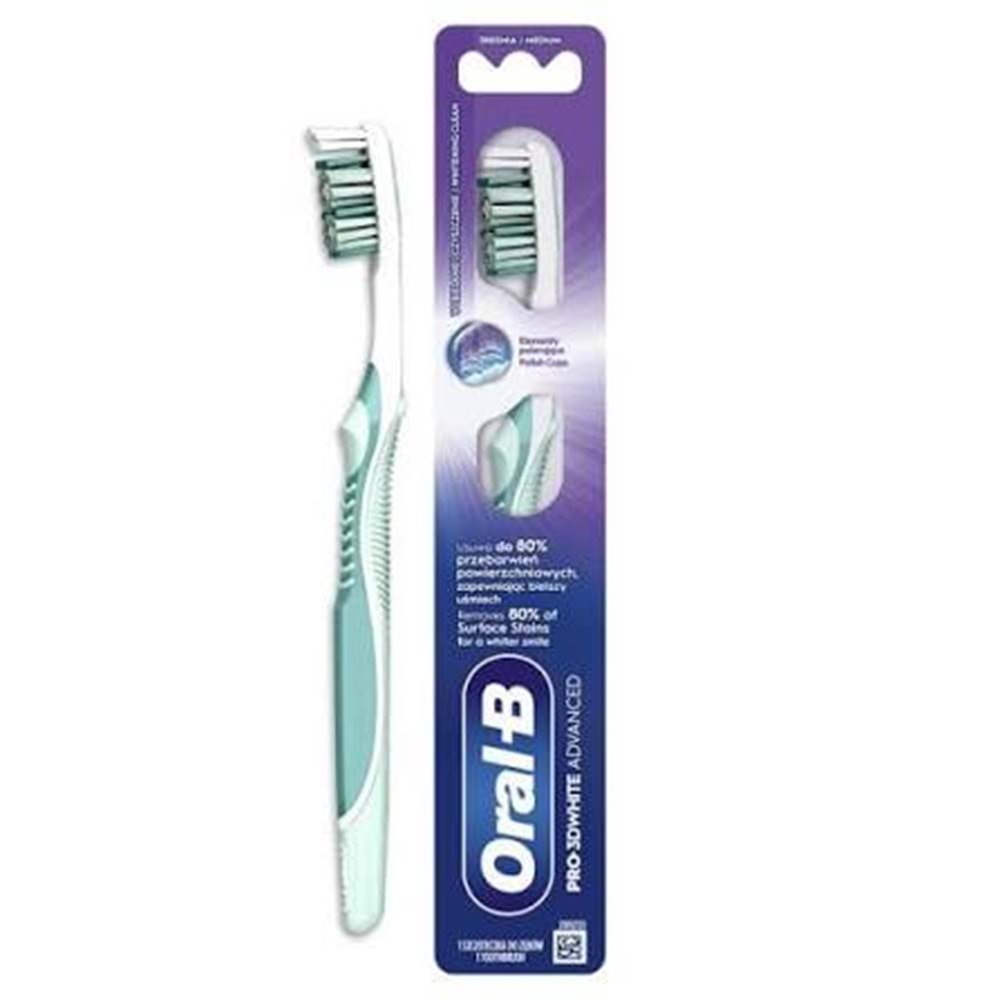 ORAL B PRO 3D WHİTE ADVANCED SREDNİA MEDİUM 6324