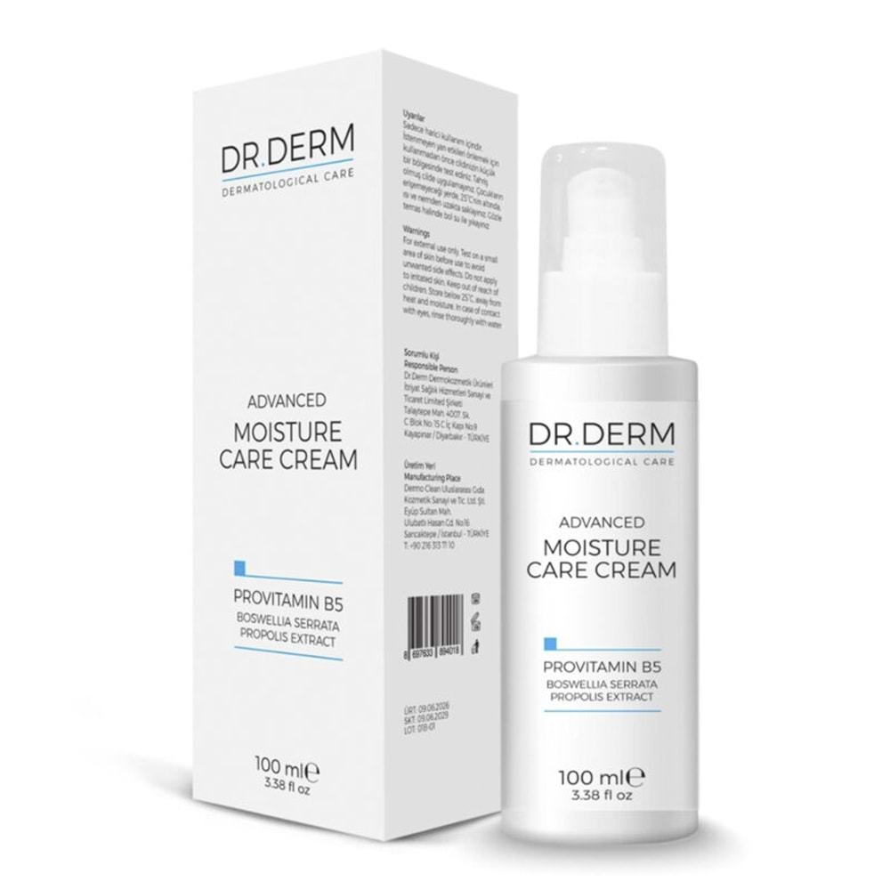 DR.DERM ADVANCED MOISTURE CARE CREAM 100 ML 4018