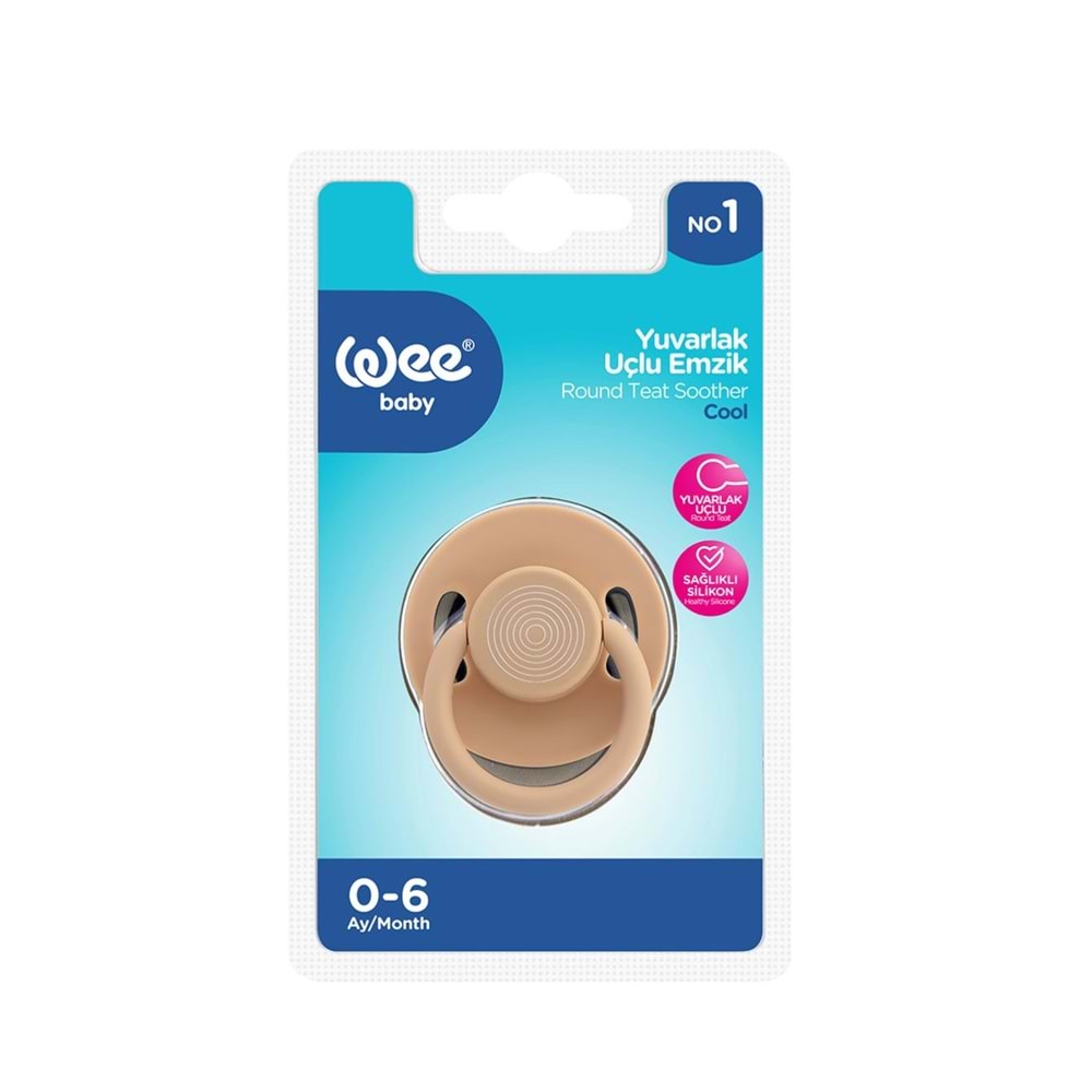 WEE BABY EMZİK MAT GÖVDELİ YUVARLAK UÇLU SİLİKON NO : 1 ( 363 )