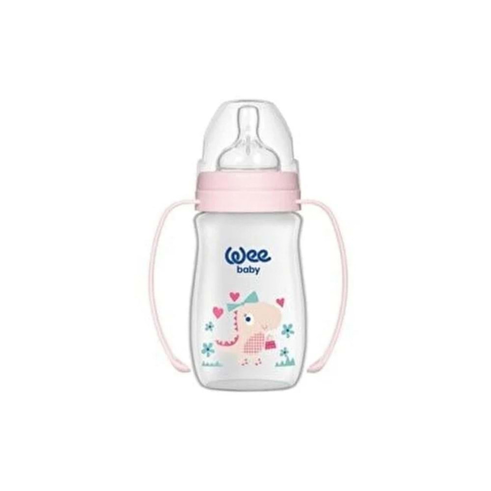 WEE GENİŞ AĞIZLI KULPLU BİBERON 250 ML (484)