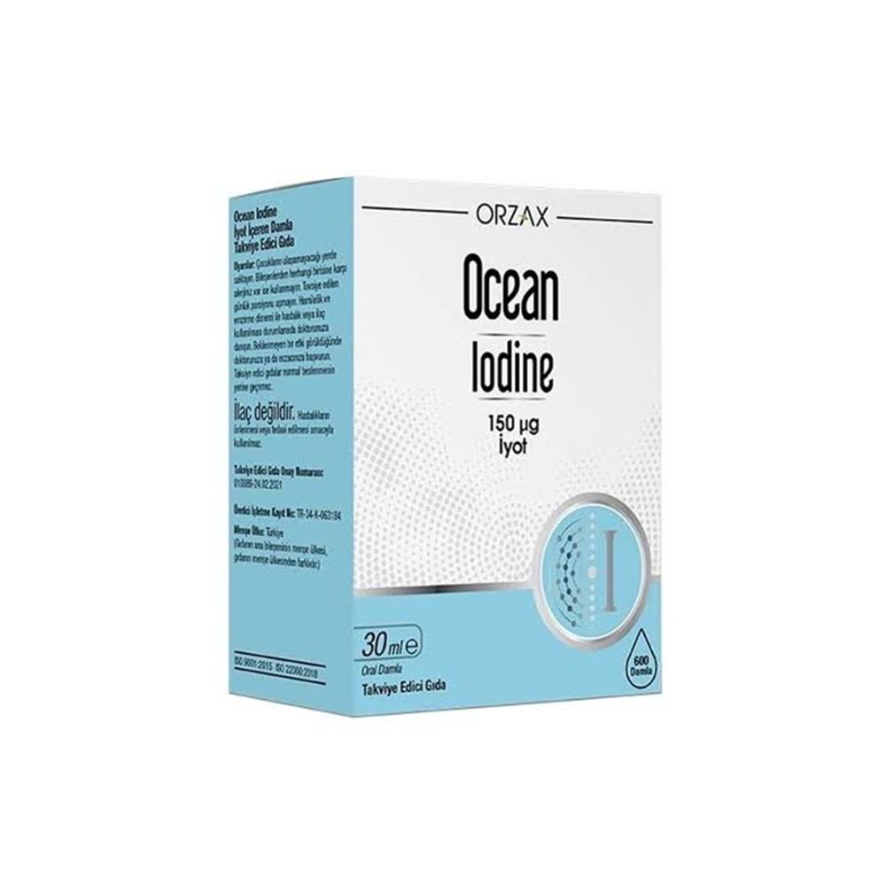OCEAN IODİNE 150 UI İYOT 30 ML