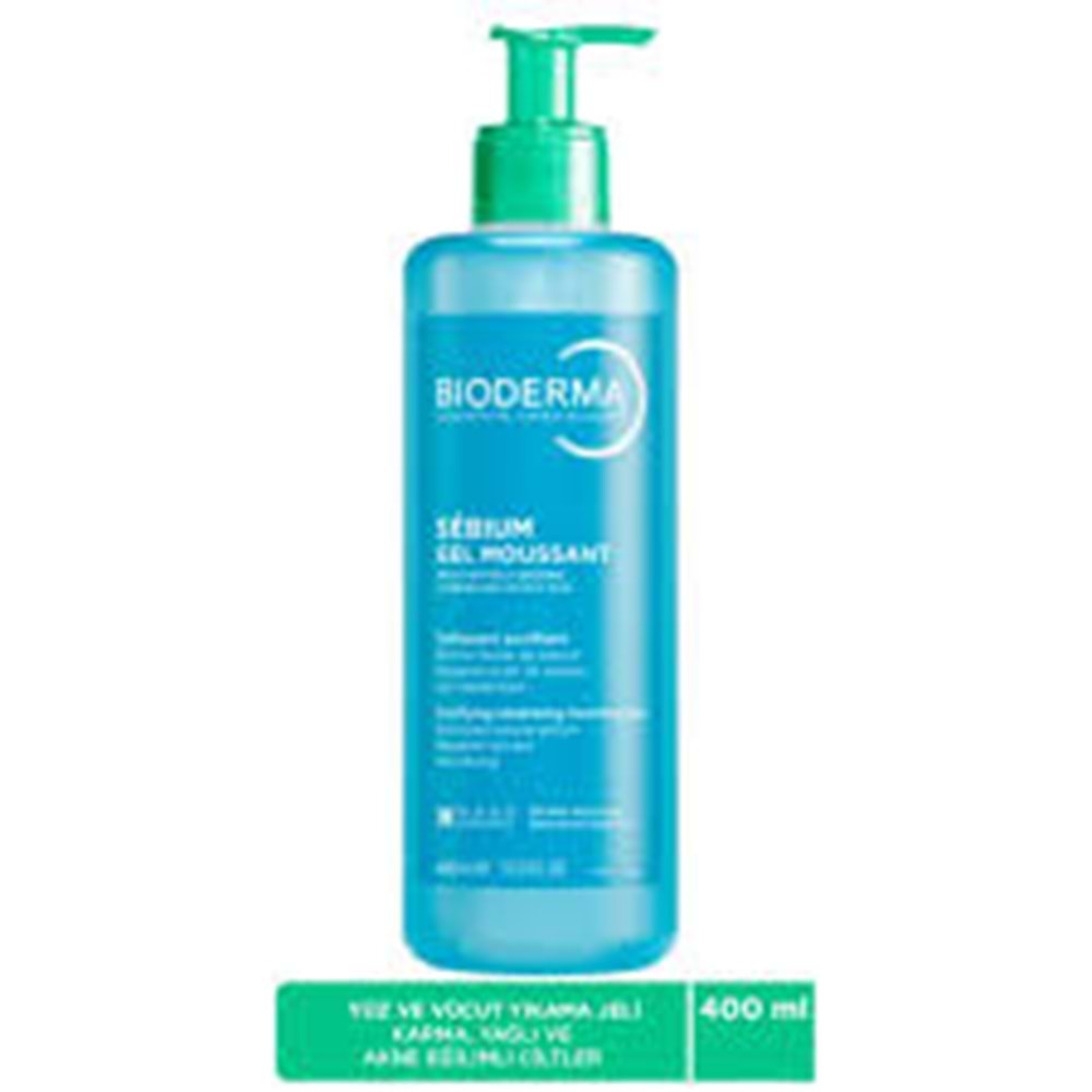 BİODERMA SEBİUM GEL MOUSSANT 400 ML MAVİ