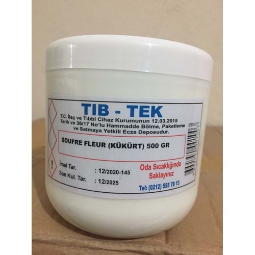 KÜKÜRT ÇÖKTÜRÜLMÜŞ 500 GR