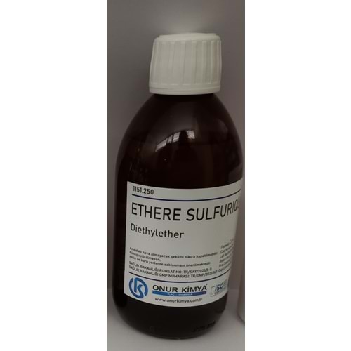 ETHER SULFURIQUE 250 CC
