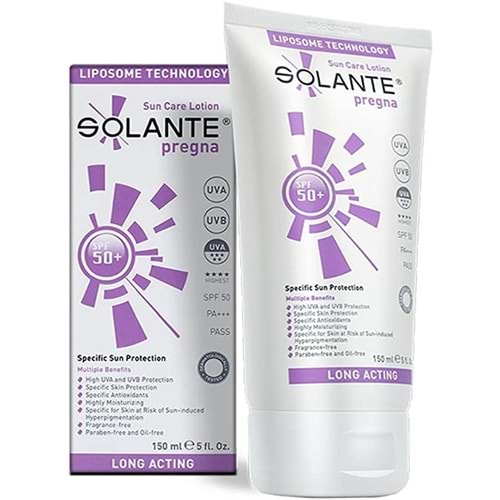 GÜNEŞ KREMİ SOLANTE PREGNA