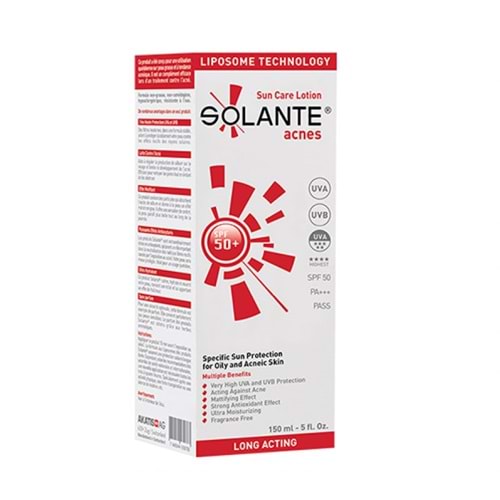 GÜNEŞ KREMİ SOLANTE ACNES