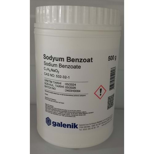 SODYUM BENZUAT 500 GR