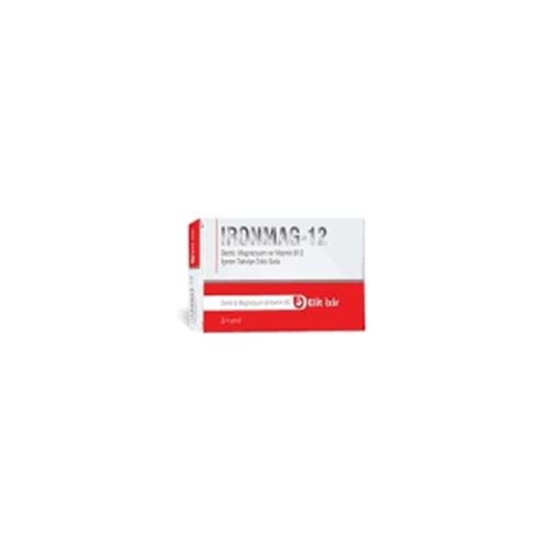İRONMAG-12 DEMİR & MAGNEZYUM B12 30 KAPSÜL(OPREVA)