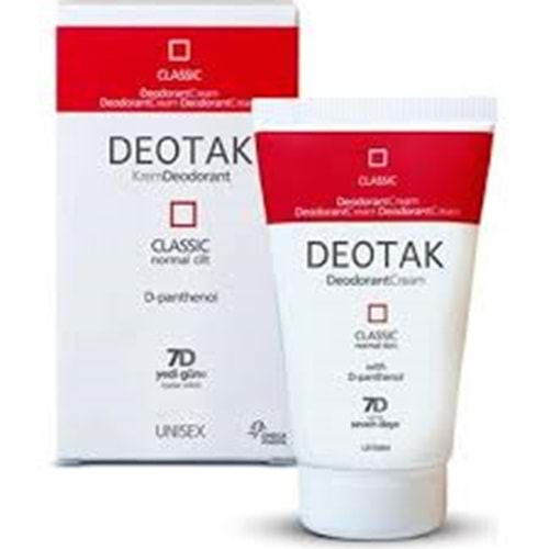 DEOTAK KREM DEODORANT CLASSİC