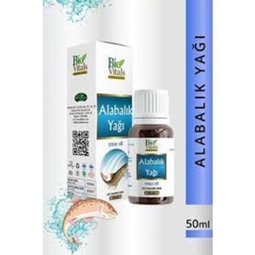 BİO VİTALS ALABALIK YAĞI 50 ML
