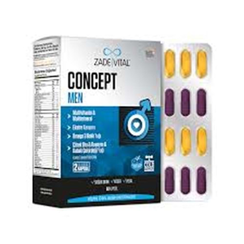 ZADE VİTAL CONCEPT MEN 60 KAPSÜL