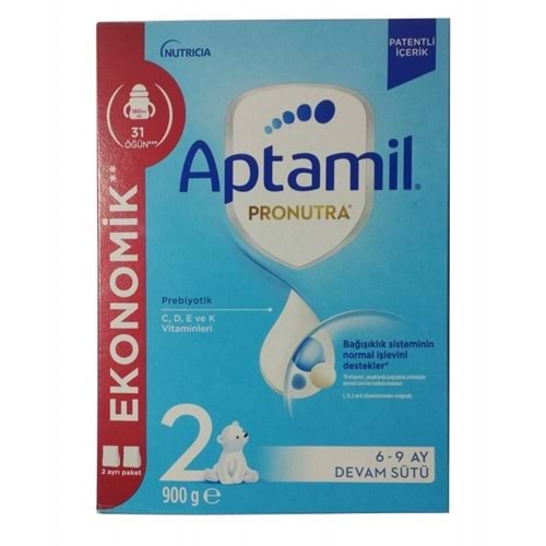 APTAMİL PRONUTRA MİLUPA MAMA BEBEK SÜTÜ 6-9 AY 900 GR. NO:2
