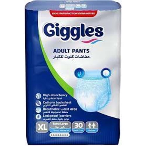 HASTA ALTI BEZİ XLARGE GİGGLES 30 LU