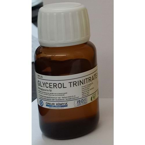 GLYCEROL TRİNİTRATE %1 SOL.25 CC (GLİSEROL TRİNİTRAT)