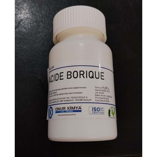 ASİT BORİK 100 GR 0603
