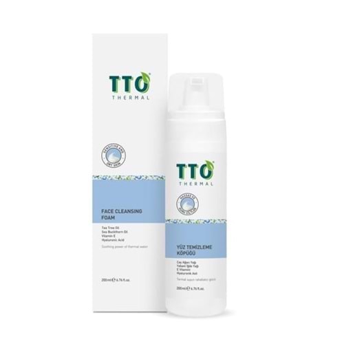 TTO THERMAL YÜZ TEMİZLEME KÖPÜĞÜ 200 ML ( ÇAYAĞACI YAĞI )