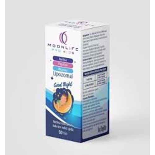MOON LİFE KİDS GOOD NİGHT LİPOZAMAL DAMLA 50 ML ( UYKU ) ( MELİSA & PAPATYA & IHLAMUR