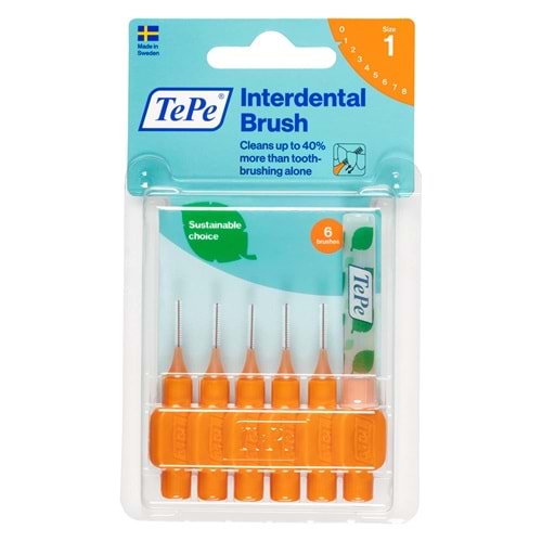 TEPE ARA YÜZ FIRÇASI 6 LI BİLİST TURUNCU 0,45 MM NO:1