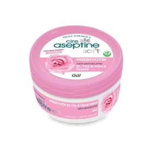 CİRE ASEPTİNE EL YÜZ VÜCUT KREMİ GÜL 300 ML