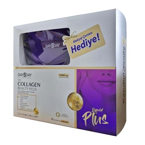 OCEAN DAY 2 DAY THE COLLAGEN ( KOLAJEN ) BEAUTY INTENSE 30 SAŞE ( MANGO )MAKYAJ ÇANTASI HEDİYELİ