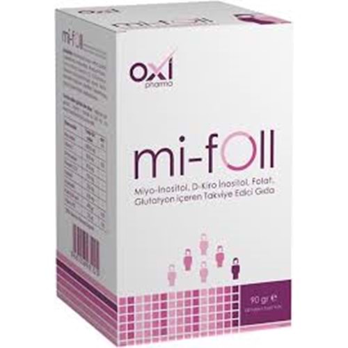 OXİ Mİ-FOLL ( MİYO-İNOSİTOL-FOLAT-GLUTATYON ) FOLİK ASİT 3 GR X 30 SAŞE