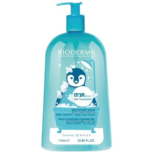 BİODERMA ABCDERM FOAMİNG CLEANSER TEMİZLEME JELİ 1 LİTRE